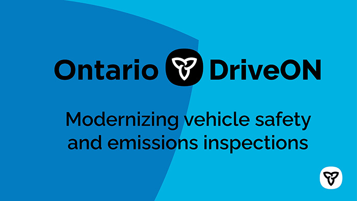 Ontario DriveON certified inspection badge